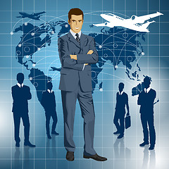 Image showing Vector Businessman In Suit