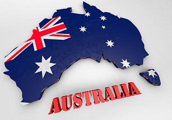 Image showing Illustration of Australia