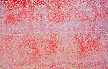 Image showing Plastered red-purple wall as an abstract background
