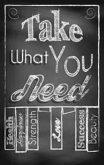 Image showing Take What You Need