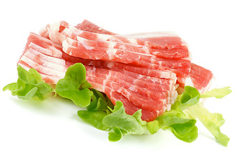 Image showing Raw Bacon