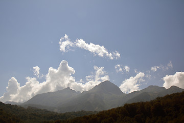 Image showing early autumn in the mountains