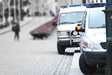 Image showing Norwegian Police Car