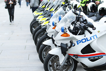 Image showing Norwegian MC Police