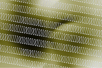 Image showing binary abstract background