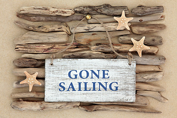 Image showing Gone Sailing Abstract 