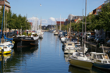 Image showing Christianshavn canal in Copenhagen