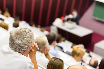 Image showing Lecture at university.