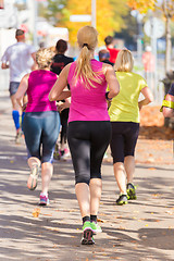 Image showing Group of people running.