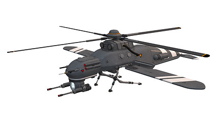 Image showing Drone Helicopter