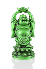Image showing Small happy Buddha standing
