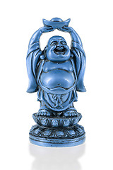 Image showing Small happy Buddha standing