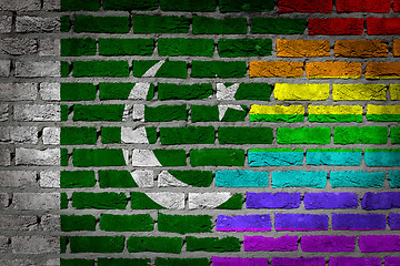 Image showing Dark brick wall - LGBT rights - Pakistan