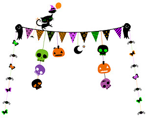 Image showing halloween party design