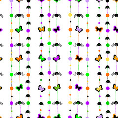 Image showing halloween seamless pattern