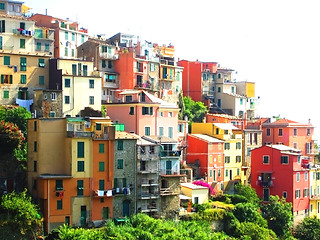 Image showing  Village on Italian Coast