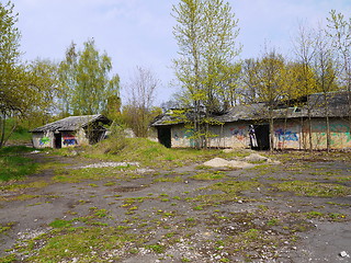 Image showing Old military in latvia