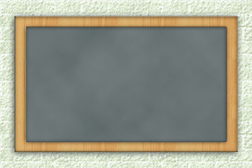 Image showing Blank Chalkboard