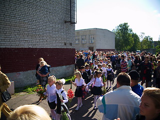 Image showing First day of school