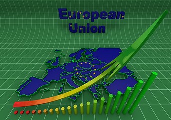 Image showing european countries 3d illustration