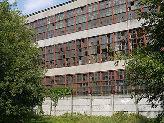 Image showing Abandoned factory building
