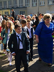 Image showing First day of school