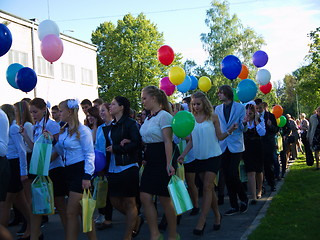 Image showing First day of school