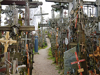 Image showing Hill of Crosses, Lithuania