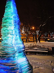 Image showing Glass Christmass tree