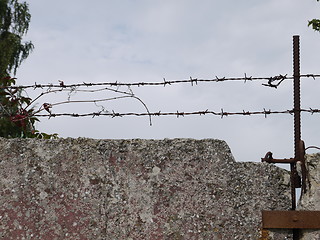 Image showing Old industrial gas tank in latvia