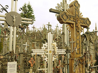 Image showing Hill of Crosses, Lithuania
