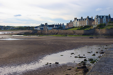 Image showing Bay in the Scotland, empty beach