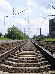 Image showing Railway road