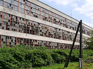 Image showing Abandoned factory building