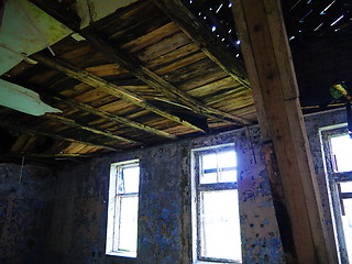 Image showing Interior of an abandoned Soviet military base