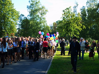 Image showing First day of school