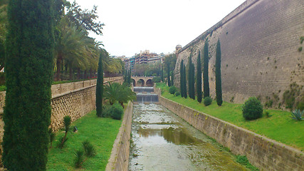 Image showing Water Alley in Mallorca