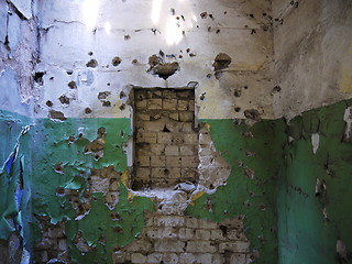 Image showing Interior of an abandoned Soviet military base