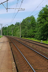 Image showing Line of railway
