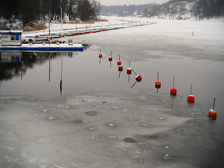 Image showing Frozen river