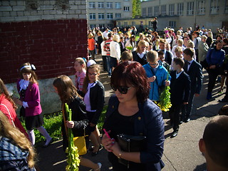 Image showing First day of school