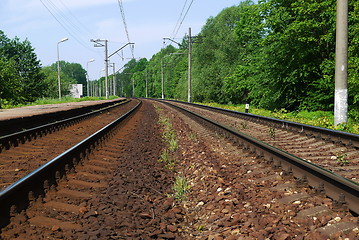 Image showing Line of railway