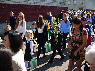 Image showing First day of school