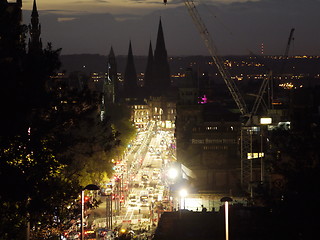 Image showing City street at night