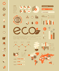 Image showing Ecology Infographic Template.