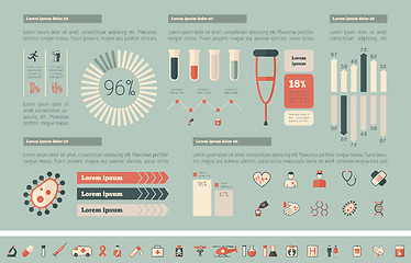 Image showing Medical Infographic Template.