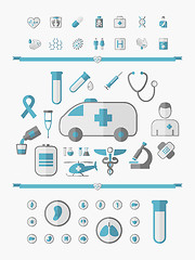 Image showing Medical Infographic Template.