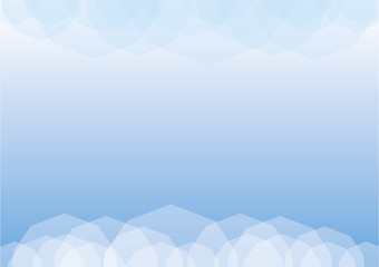 Image showing Abstract blue polygonal background