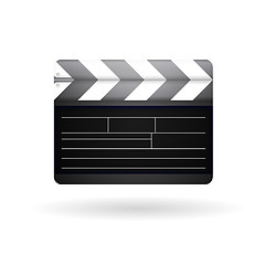 Image showing Vector illustration of clapboard