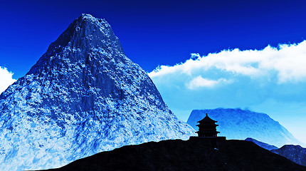 Image showing Buddhist temple in Tibet